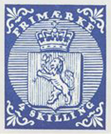 norwegen-erste-briefmarke