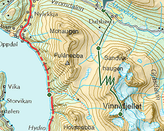 Dronningkrona-Karte