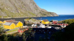 Nusfjord: Hafen