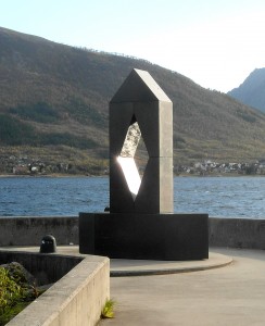 Skulpturlandschaft Nordland: 'Havsøye' von Sigurdur Gudmundsson