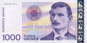 Norwegische Banknoten: 1.000 NOK