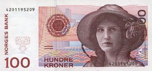 Norwegische Banknoten: 100 NOK