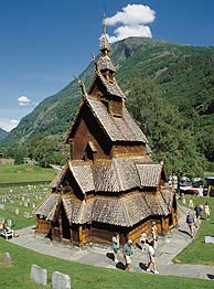 Die Stabkirche in Borgund. Foto: Visit Norway