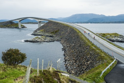 Atlantikroute zwischen Kristiansund und Ålesund ist Norwegens neue Attraktion für Radtouristen. Foto: Visit Norway